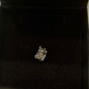 Retired Pandora Lucky Cat Charm